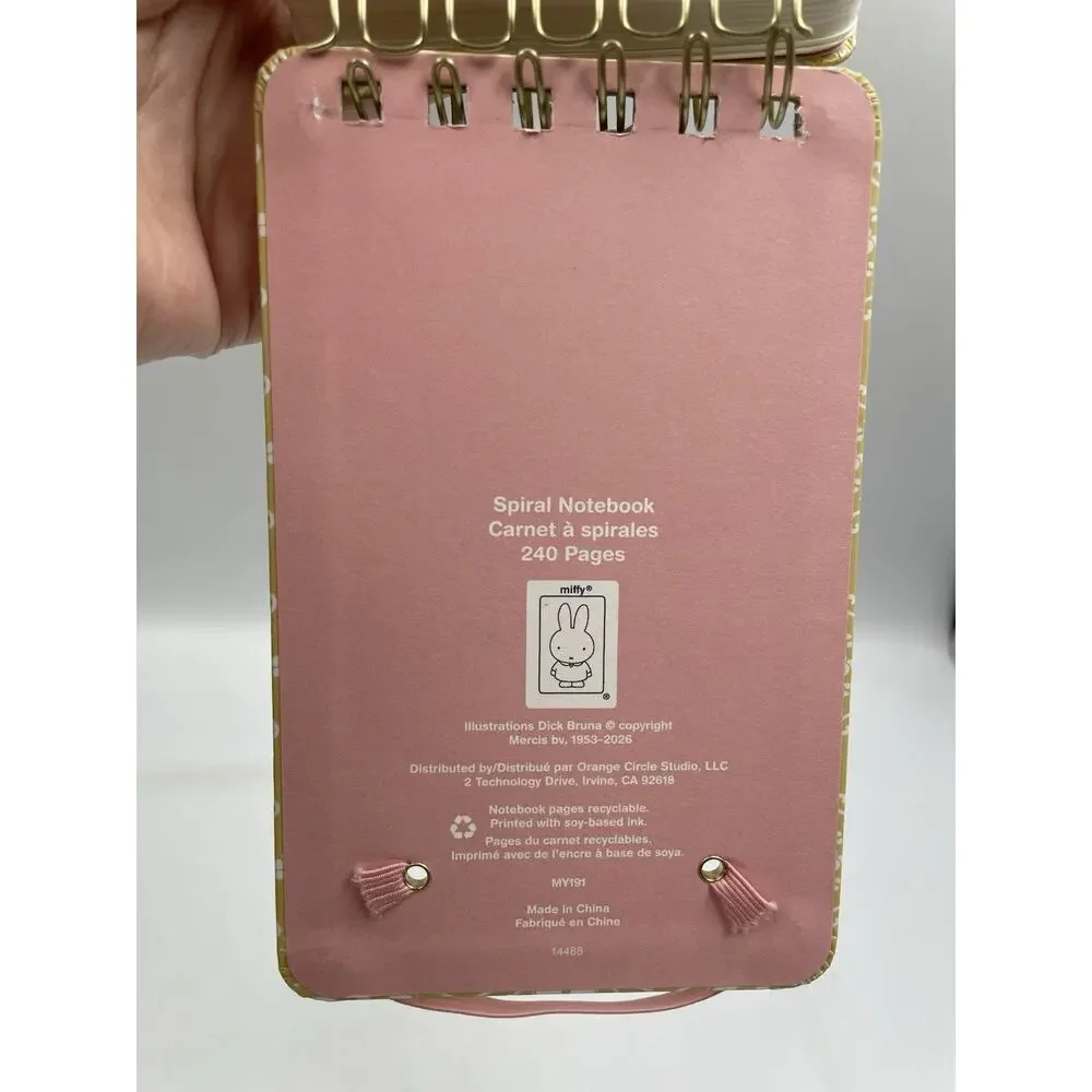 Miffy Top Spiral Notebook 240 Pages 6x4 Inches New